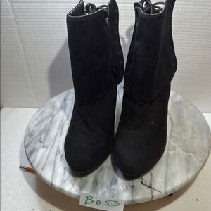Ollio Black Ankle Booties